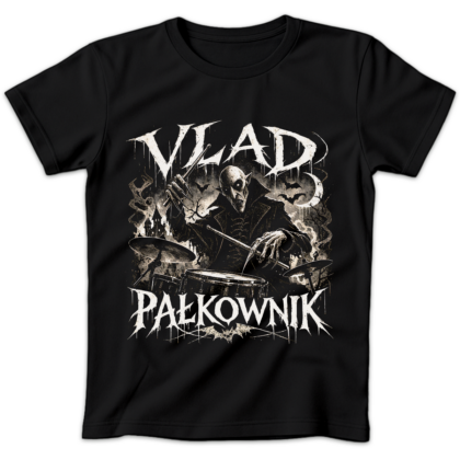 Koszulka damska Vlad pałkownik czarna