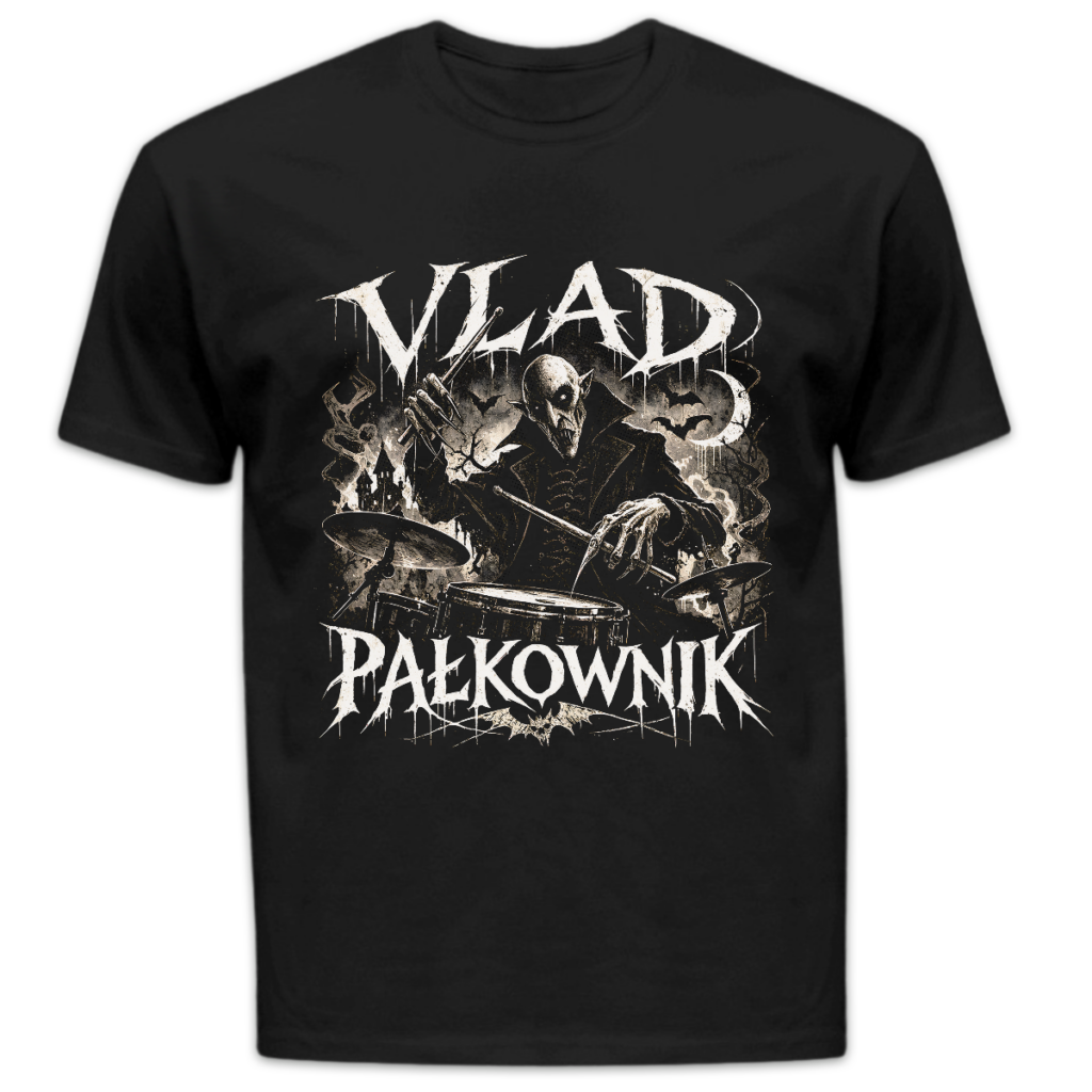 Koszulka męska Vlad pałkownik czarna