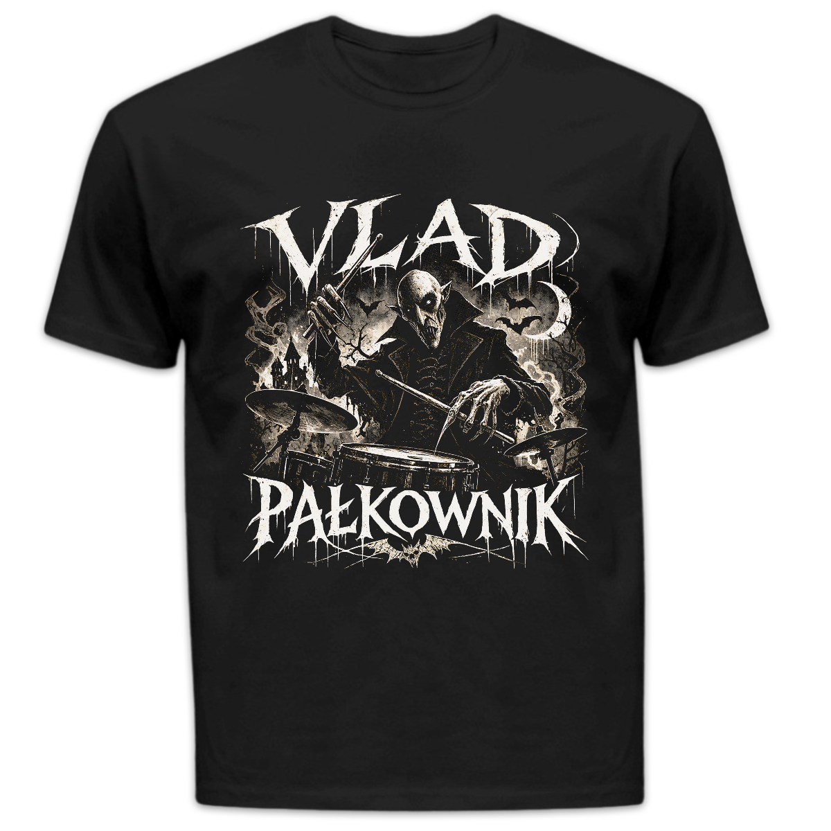 Koszulka męska Vlad pałkownik czarna