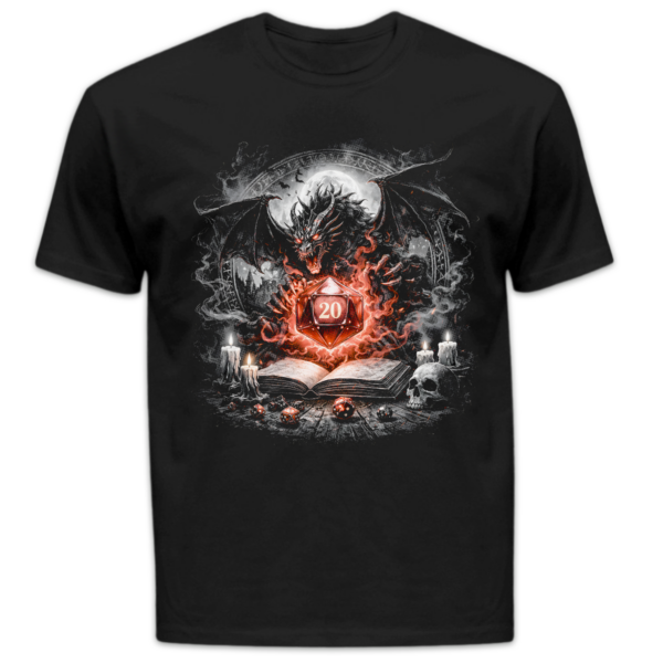 Koszulka męska Dungeon master czarna