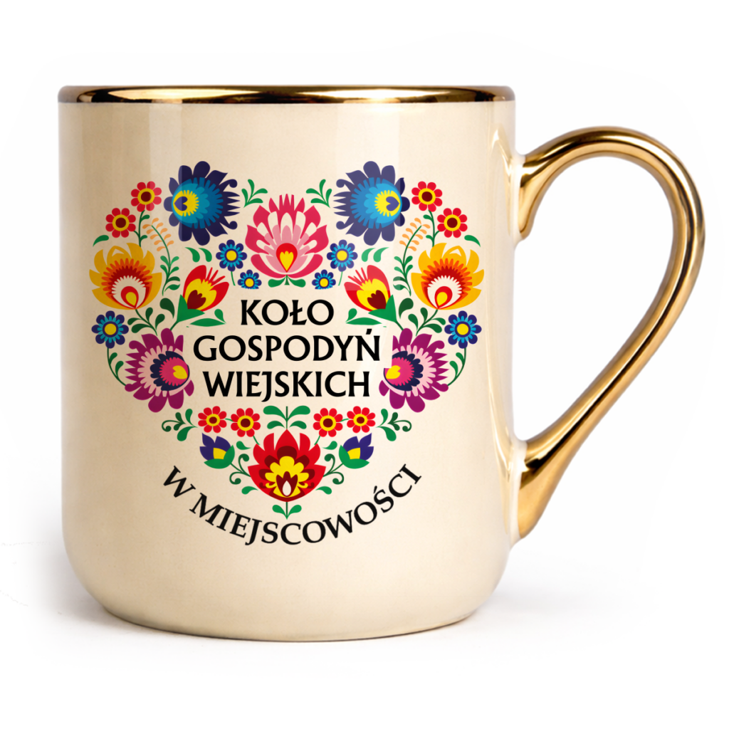 Kubek Elegant Koło gospodyń wiejskich + miejscowość
