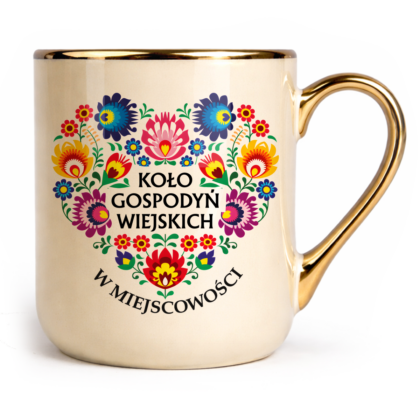 Kubek Elegant Koło gospodyń wiejskich + miejscowość
