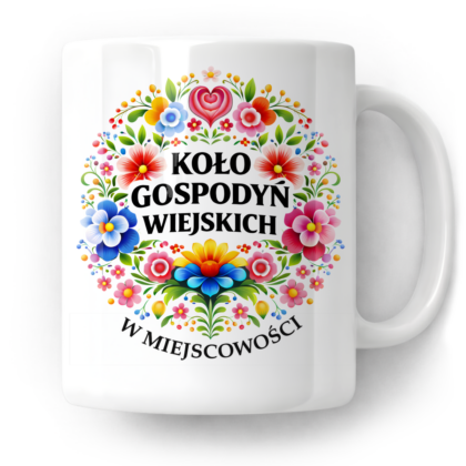 Kubek Koło gospodyń wiejskich + miejscowość