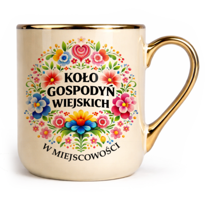 Kubek Elegant Koło gospodyń wiejskich + miejscowość