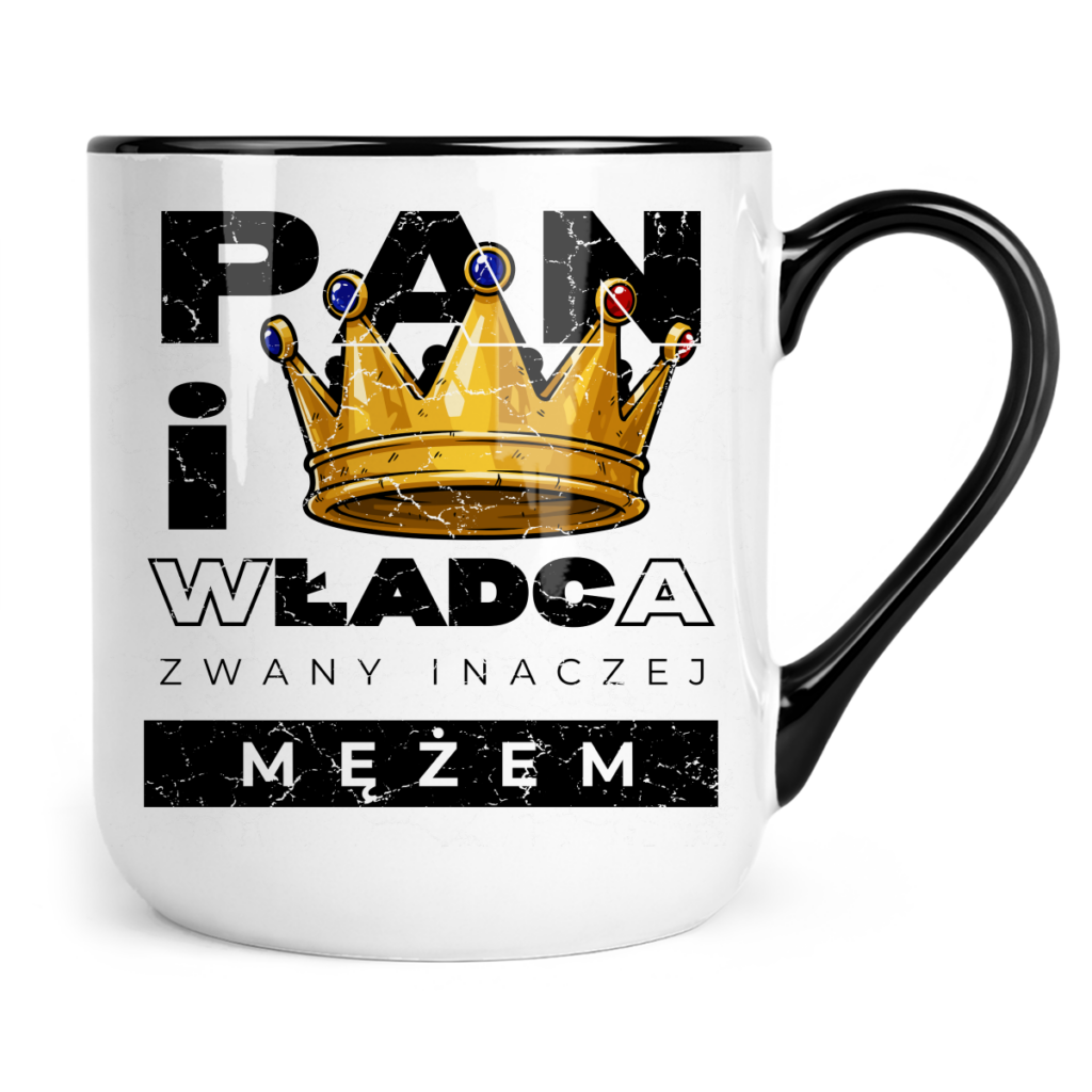 Kubek Coffee Pan i władca zwany inaczej mężem