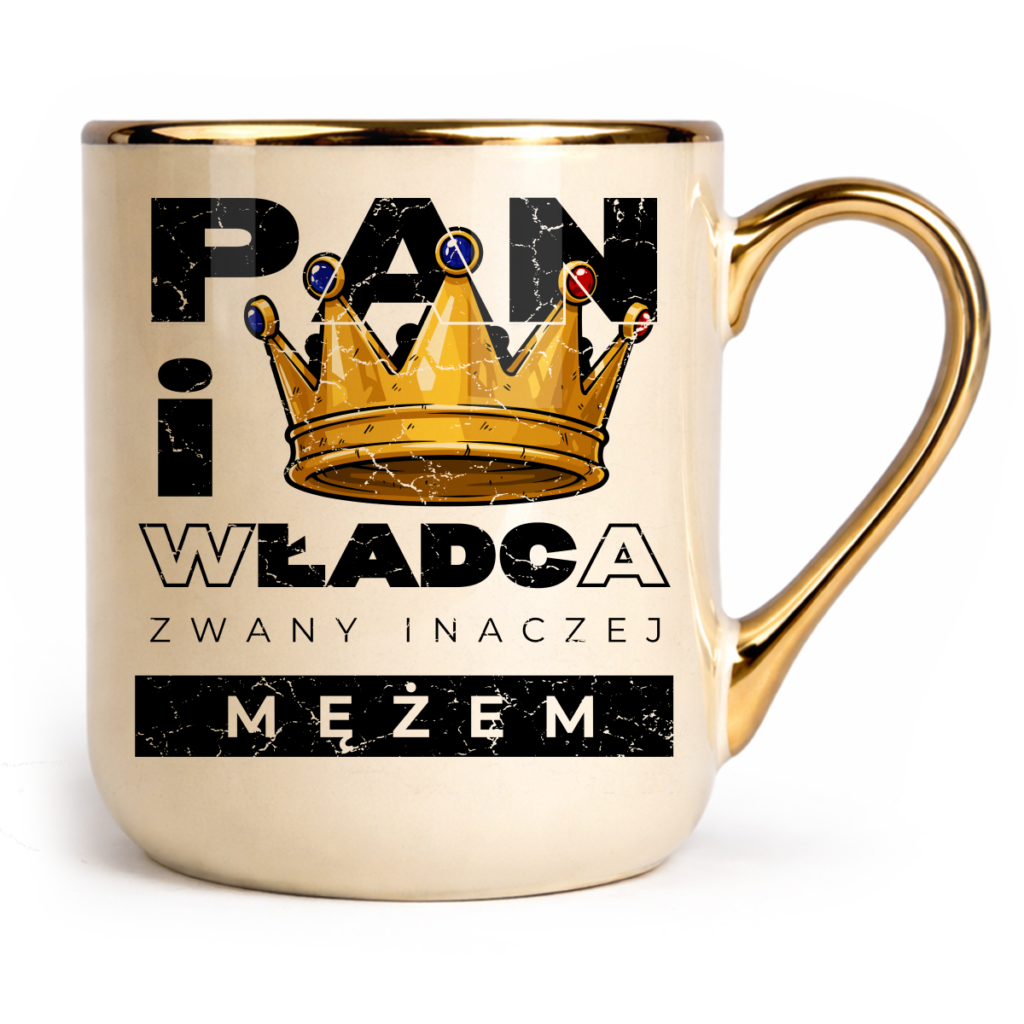 Kubek Elegant Pan i władca zwany inaczej mężem