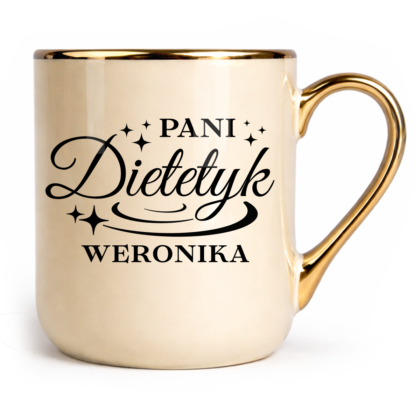 Kubek Elegant Pani dietetyk + imię
