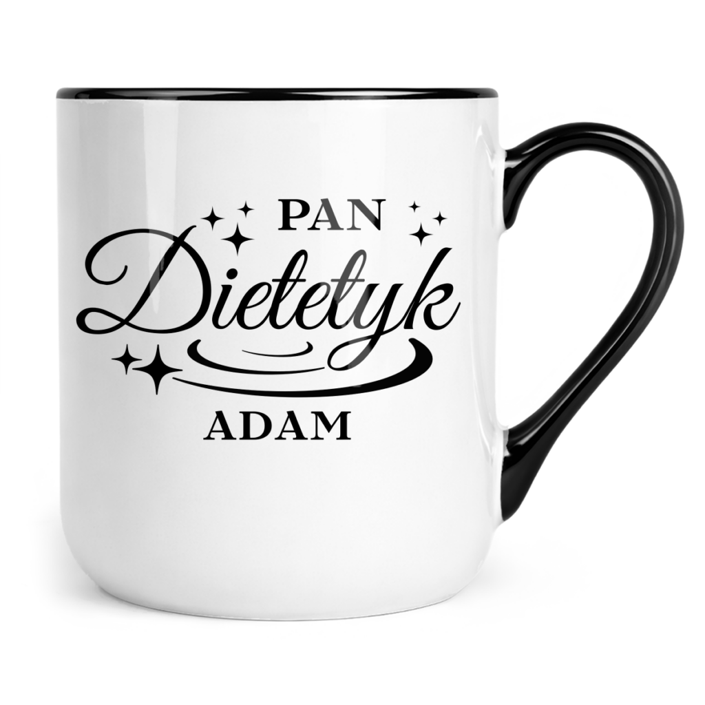 Kubek Coffee Pan dietetyk + imię