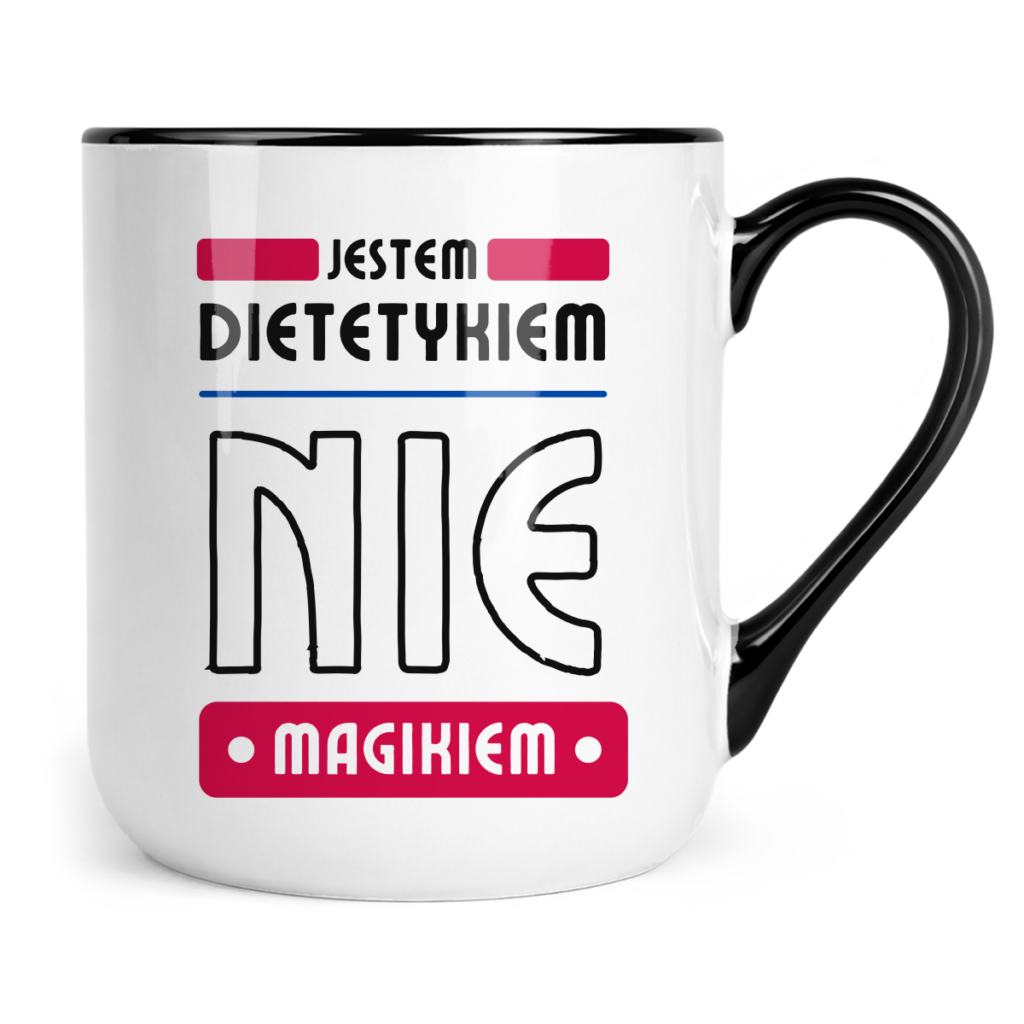Kubek Coffee Jestem dietetykiem nie magikiem