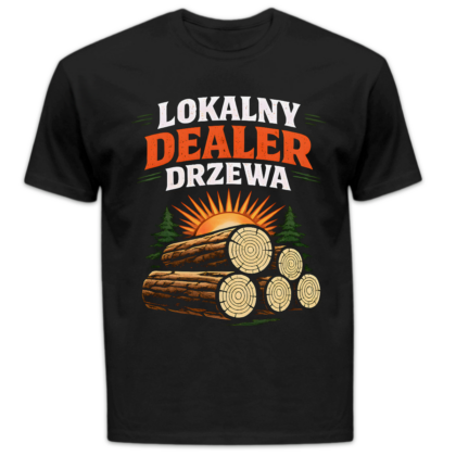 Koszulka męska Lokalny dealer drzewa czarna