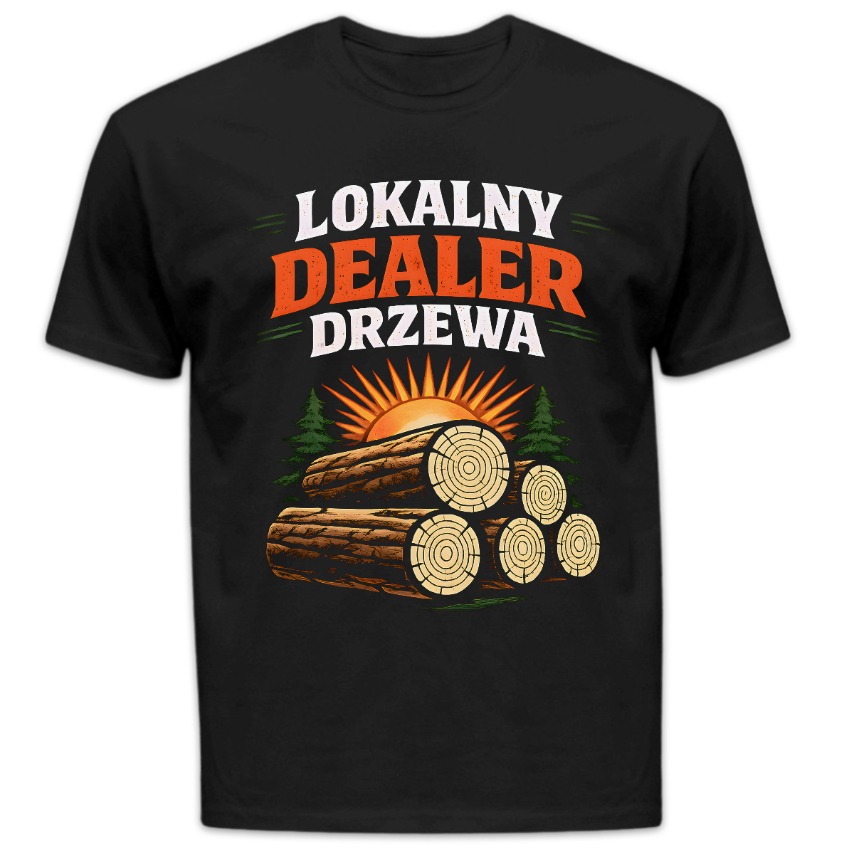 Koszulka męska Lokalny dealer drzewa czarna