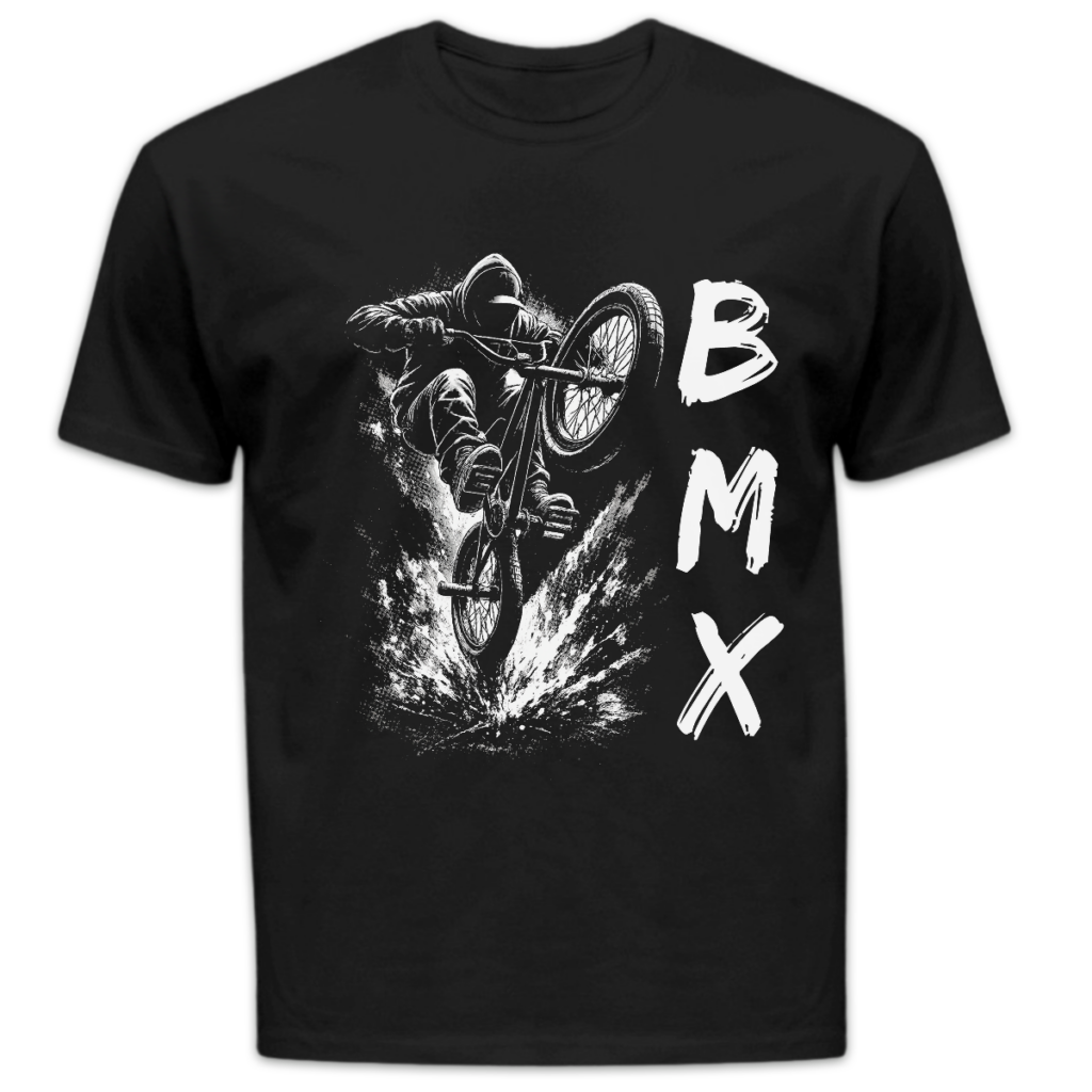 Koszulka męska BMX czarna