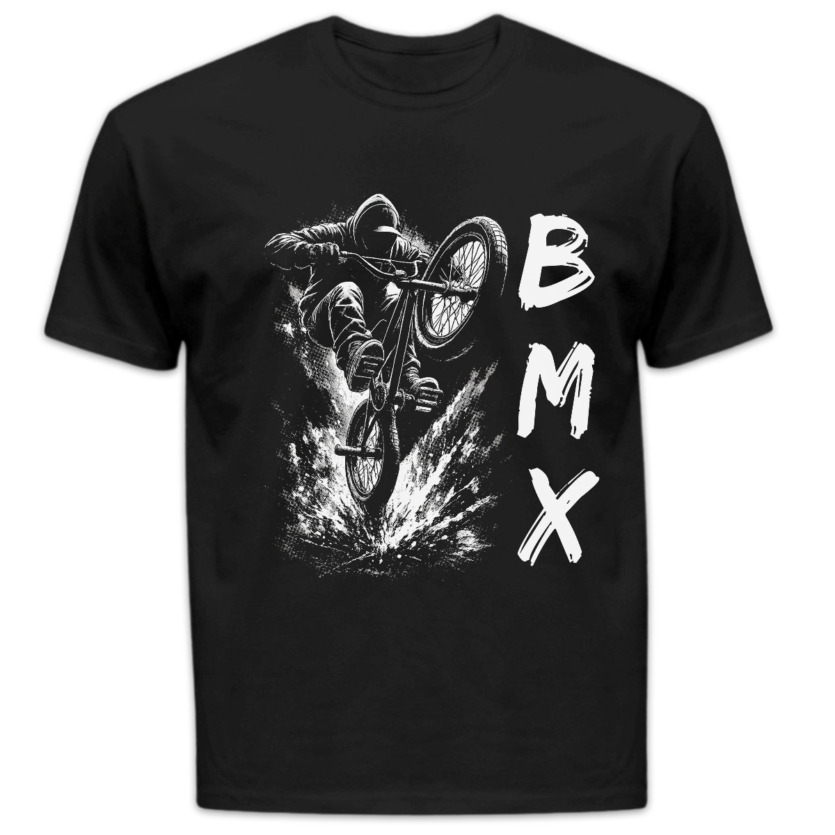 Koszulka męska BMX czarna