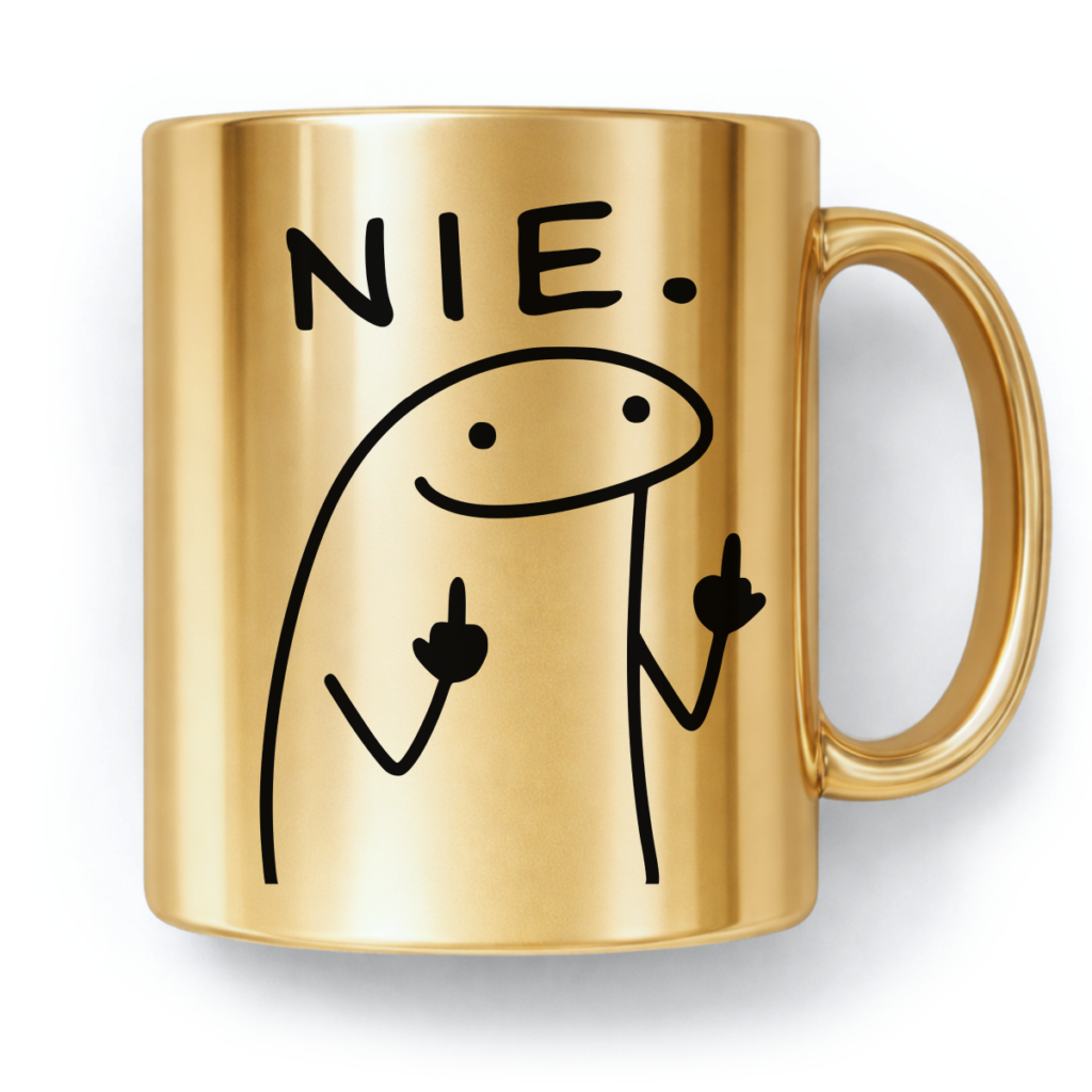 Kubek Złoty Nie