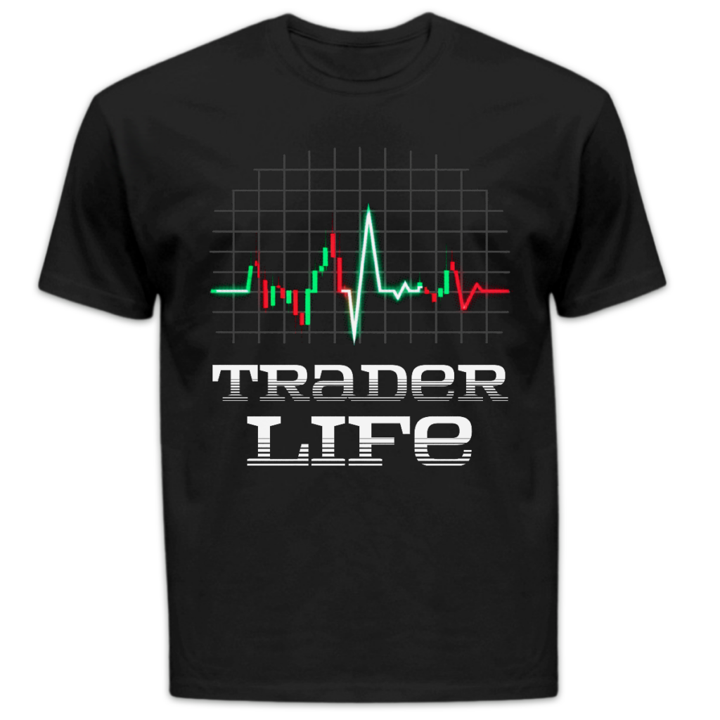 Koszulka męska Trader life czarna
