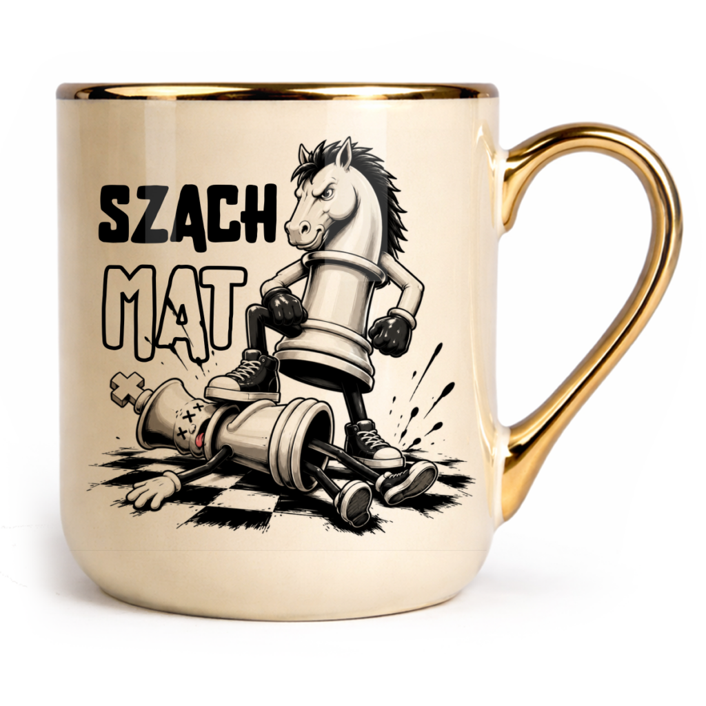 Kubek Elegant Szach mat