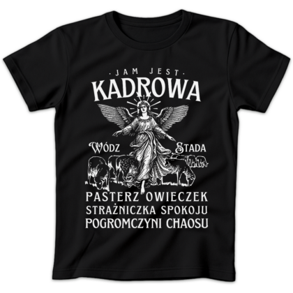 Koszulka damska Jam jest kadrowa czarna