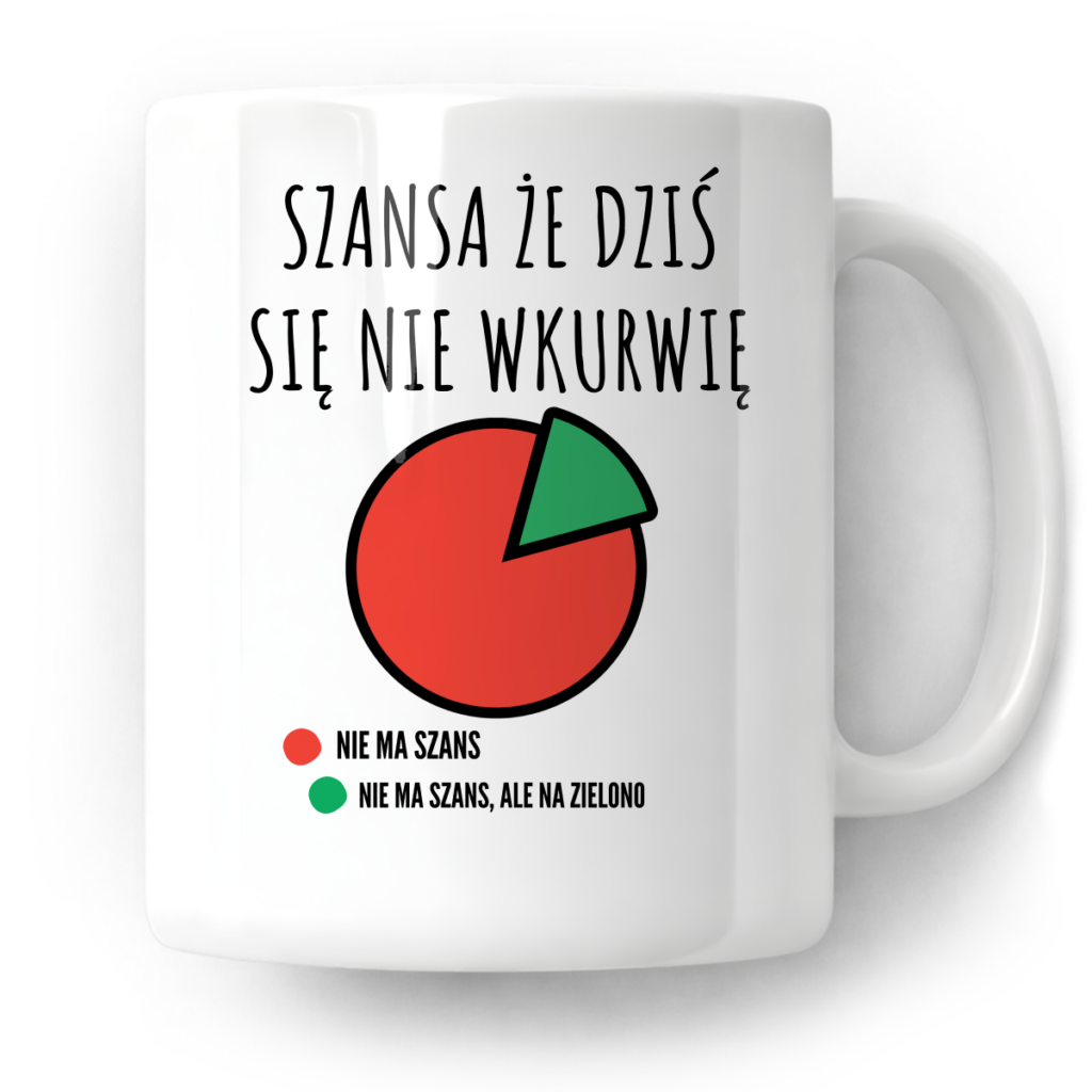 Kubek Szansa że dziś się nie wkurwię