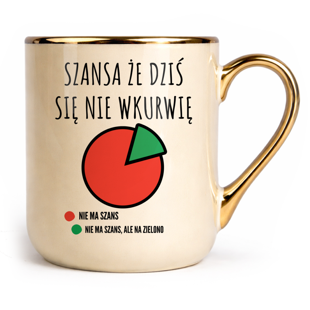 Kubek Elegant Szansa że dziś się nie wkurwię