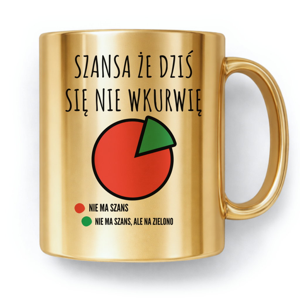 Kubek Złoty Szansa że dziś się nie wkurwię